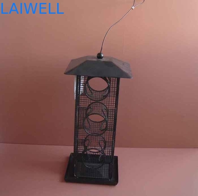 De Weerstand van de Voedersquirre van Logo Galvanized Black Metal Bird van de lasergravure