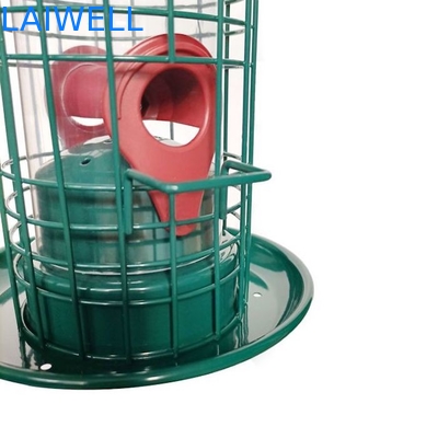De groene Gelaste Antieekhoorn van Mesh Hanging Bird Feeders Automatic van de Staaldraad