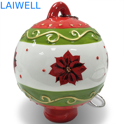 De openlucht Ceramische Voeder van de het Metaalvogel van de Kerstmisbal met de Geplateerde het Stempelen Plaat van het Ijzervoedsel