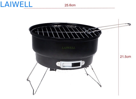 Metaal die 25.6*21.5cm de Grills Openluchtmini portable oven stempelen van de Staalbarbecue