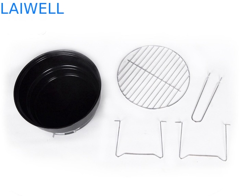 Metaal die 25.6*21.5cm de Grills Openluchtmini portable oven stempelen van de Staalbarbecue