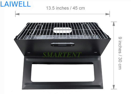 SGS 45cm de Grill van de dia Draagbare Vouwende Barbecue/de Grill Gemakkelijke Opstelling van de Metaalhoutskool