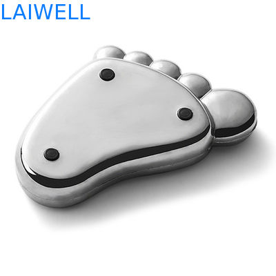 Mode Creatief Praktisch Zilver Grijs Plating Proces Spuitgieten Zink Legering Vintage Zak Asbak 6.5*9cm