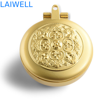 Plateren Dia 40mm van de luxe het Gouden Kleur Aangepaste het Asbakje van de Metaalzak