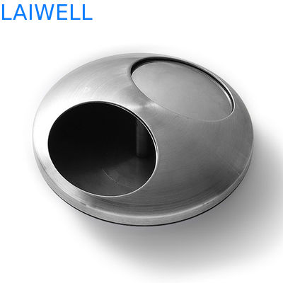 Innovatieve zinklegerings sigarettenhouder metalen zak asbak met zandblasing afwerking voor een moderne look