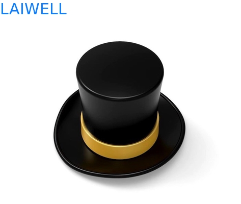 Eco-vriendelijke zinklegerings parfumfleskappen in klassiek gentleman cap design voor aangepaste branding