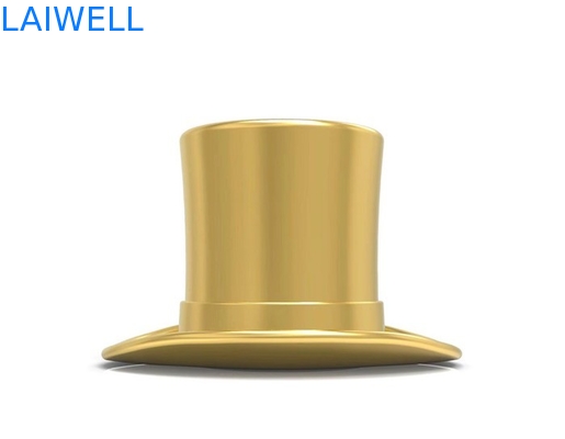 Eco-vriendelijke zinklegerings parfumfleskappen in klassiek gentleman cap design voor aangepaste branding