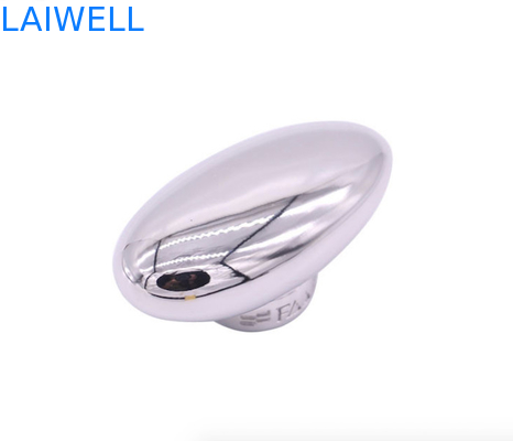 Moderne Mode Luxe Verchroomd Metaal Gegoten Zink Legering Zilver Kleur Parfum Dop Milieuvriendelijk