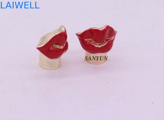 Rose Red Plated-van het ParfumKroonkurken van de lippenvorm de Anticorrederende stof