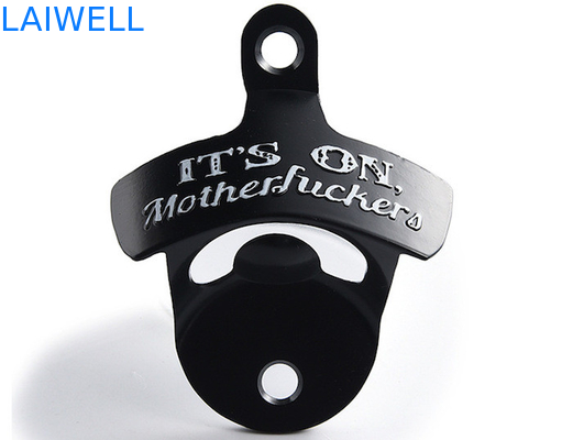 Creative Design Style Metal Die Casting Zink Alloy Muur gemonteerde flesopener voor feest spel cadeau