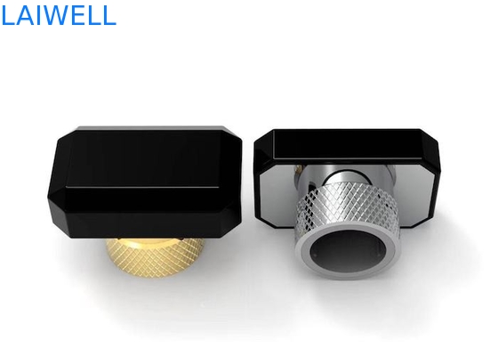 Custom Modern Luxury Die Casting Process Electronic Plating Gold Color Zink Alloy Parfum Fleskappen
