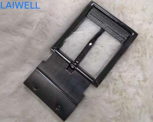 Elektronisch Plateren 34MM van de de Riemgesp van de Zinklegering de Zwarte Kleur met Schroeven