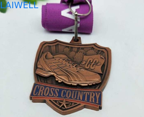 Van de het Zinklegering van de zandstralenhulp het Metaalmedaille voor het Runnen van Gebeurtenis