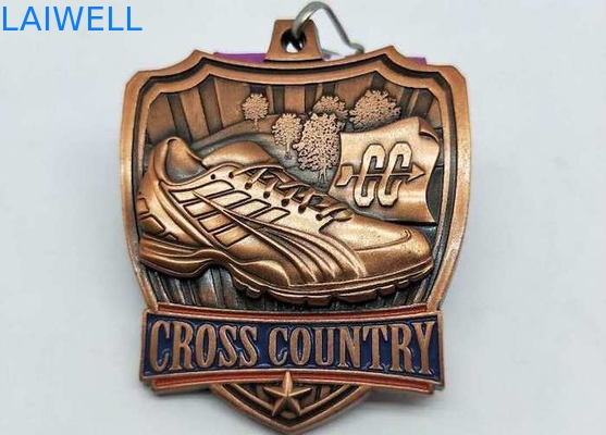 Van de het Zinklegering van de zandstralenhulp het Metaalmedaille voor het Runnen van Gebeurtenis