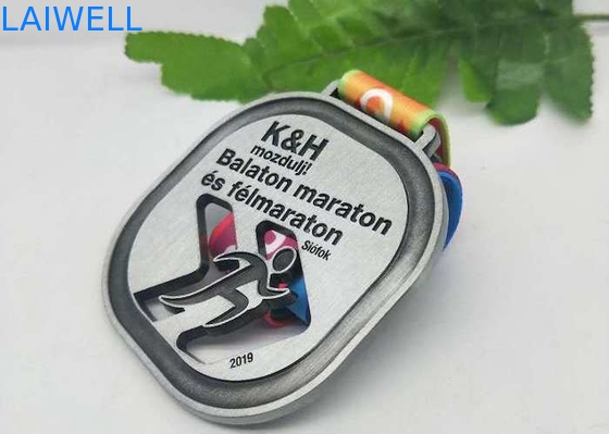 Holle CNC het Metaalmedaille Retro Debossing van Marathonsporten