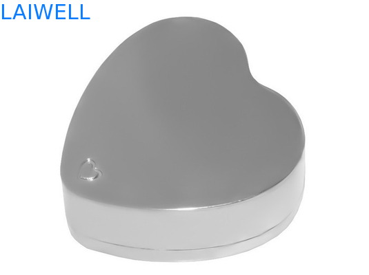 Houseware van het het Platerenmetaal van PVD de Zilveren Roestvrije Doos van het Hartjuwelen van de Zinklegering