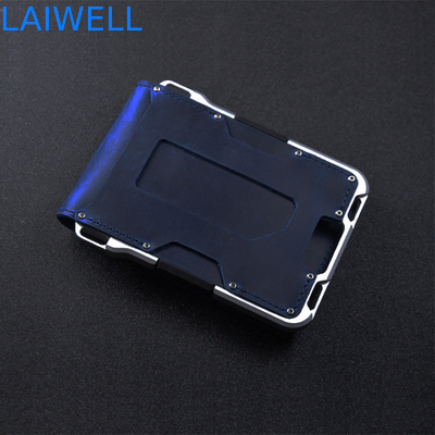 10 in 1 Portefeuille 101MM van de AluminiumCreditcard CNC het Machinaal bewerken