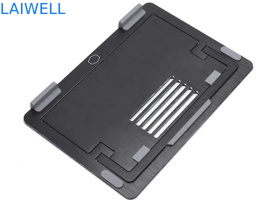 De draagbare Aluminiumlaptop Tribune van Tray Brushed Finishing Foldable Laptop