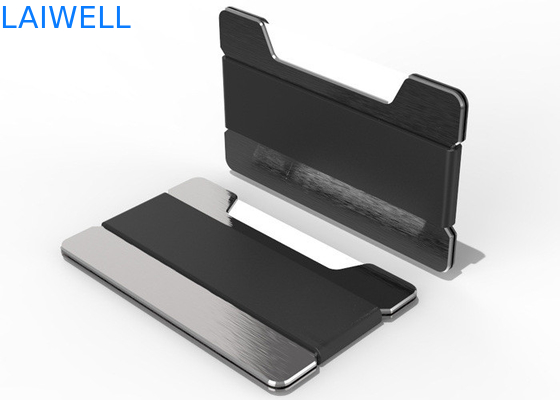 63*95*15mm Custom Multi-Function Rfid Anti-Theft Brush Creatief Aluminium Creditcardhouder