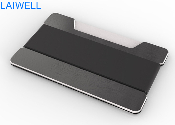 63*95*15mm Custom Multi-Function Rfid Anti-Theft Brush Creatief Aluminium Creditcardhouder