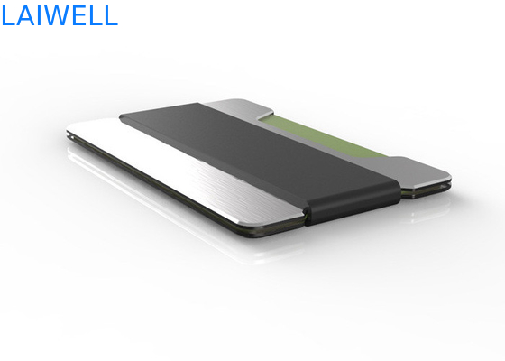 63*95*15mm Custom Multi-Function Rfid Anti-Theft Brush Creatief Aluminium Creditcardhouder