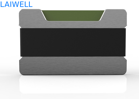 63*95*15mm Custom Multi-Function Rfid Anti-Theft Brush Creatief Aluminium Creditcardhouder
