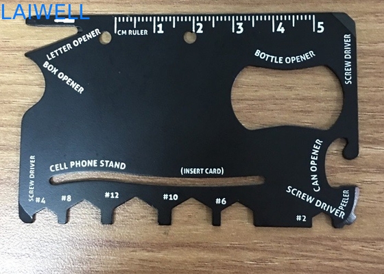 Multifunctionele MetaalFlesopener 12 in 1 KaartFlesopener 85*52MM