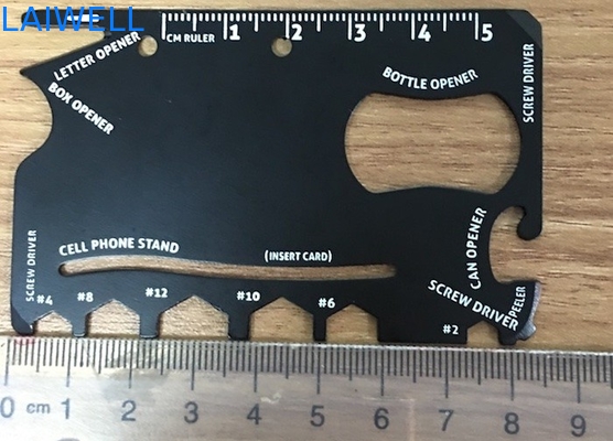 Multifunctionele MetaalFlesopener 12 in 1 KaartFlesopener 85*52MM