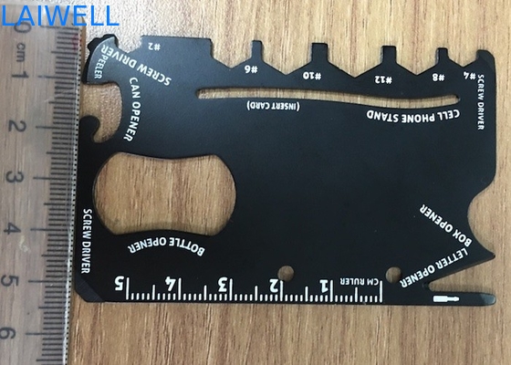 Multifunctionele MetaalFlesopener 12 in 1 KaartFlesopener 85*52MM