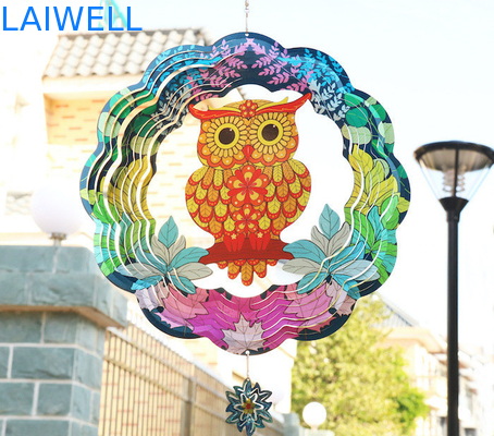 Van de de Windspinner van Owl Nordic Style Stainless Steel Roterende Dikte 0.5mm