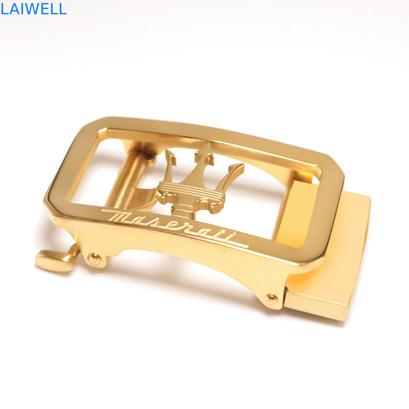 Het Ontwerp Gouden Kleur 3.5Cm van Lucury van de douanemanier Gesp van de Roestvrij staal de Automatische Riem