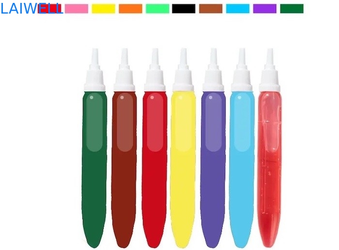 13ML pp-de Plastic Containers Aangepaste Grootte van Strooppen bottles custom color reusable