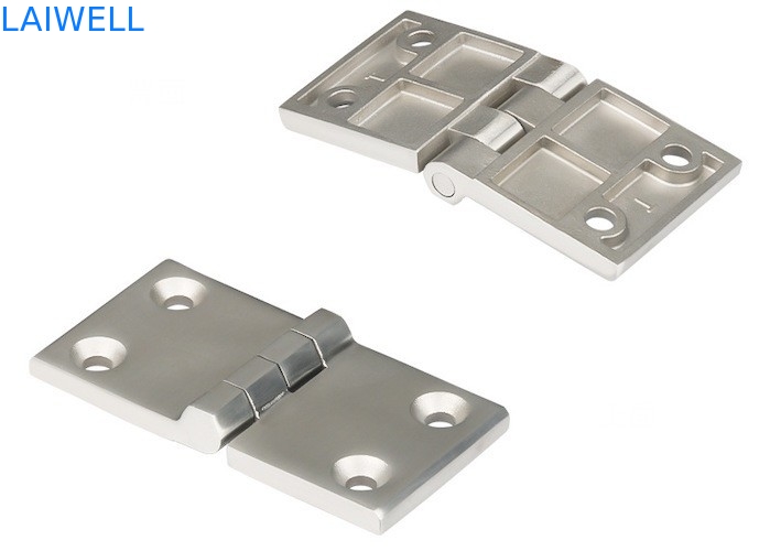 120*60*8MM Custom Metal Die Casting Grote dikke lager Industrial Hardware Chassis Kasten Roestvrij staal scharnier