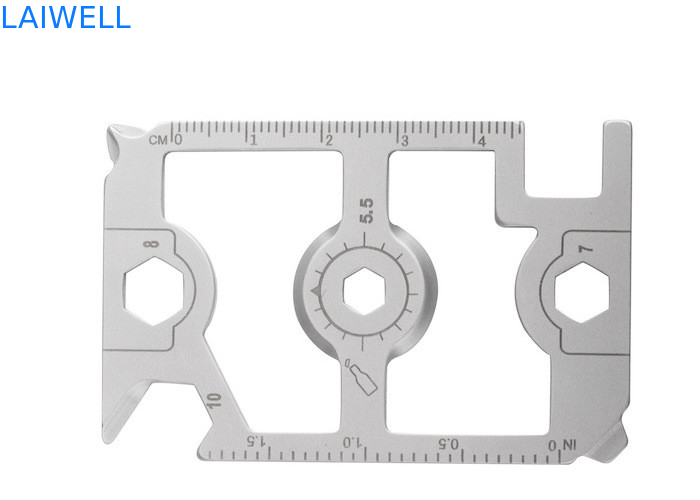 Precision Punch Stamping 70MM Sandblasting Multifunctionele EDC Tool Card Knife Vastheid Stalen Flesopener