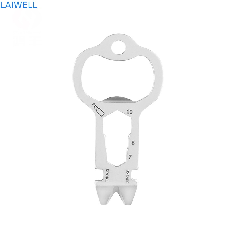 Custom lichtgewicht 60mm Duurzaam roestvrij staal Multifunctionele EDC Tool Card Metalen flesopener