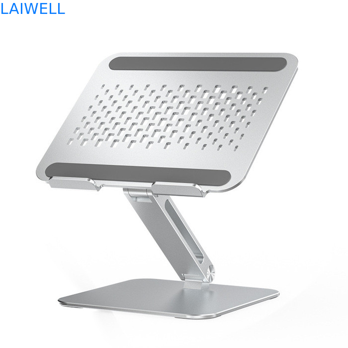 260*230*56mm Draagbaar zilver vouwlift aluminium verstelbare laptop koelstand voor bureau
