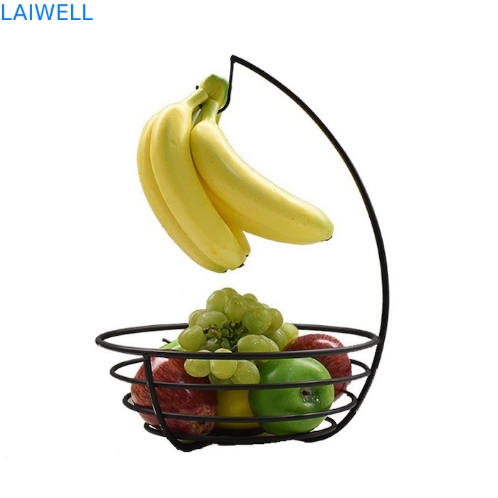 Hoogverkochte metalen huishoudelijke artikelen 37*27cm Champagne bakvernis ijzeren creatieve fruitplaat met aangepast ontwerp