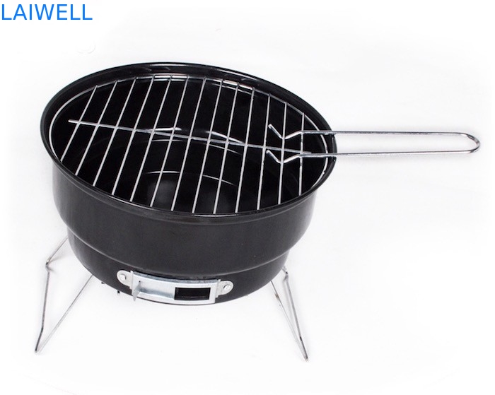 Metaal die 25.6*21.5cm de Grills Openluchtmini portable oven stempelen van de Staalbarbecue