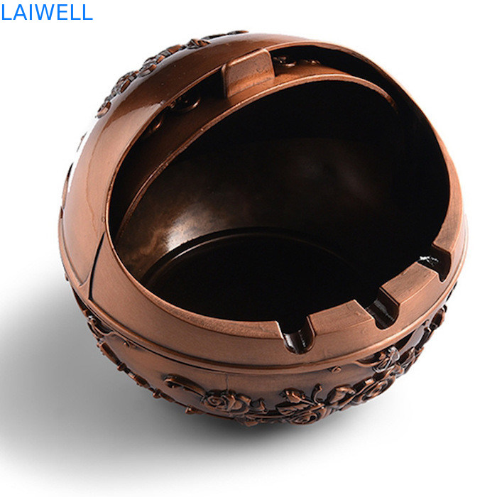 Creatief ontwerp metalen zakasbak proces spuitgieten mini praktisch aangepast plating goudkleur zinklegering sigarenhouder​