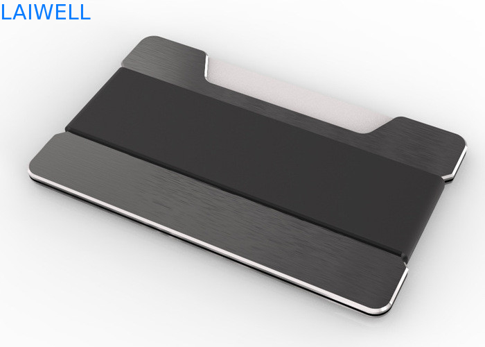 63*95*15mm Custom Multi-Function Rfid Anti-Theft Brush Creatief Aluminium Creditcardhouder
